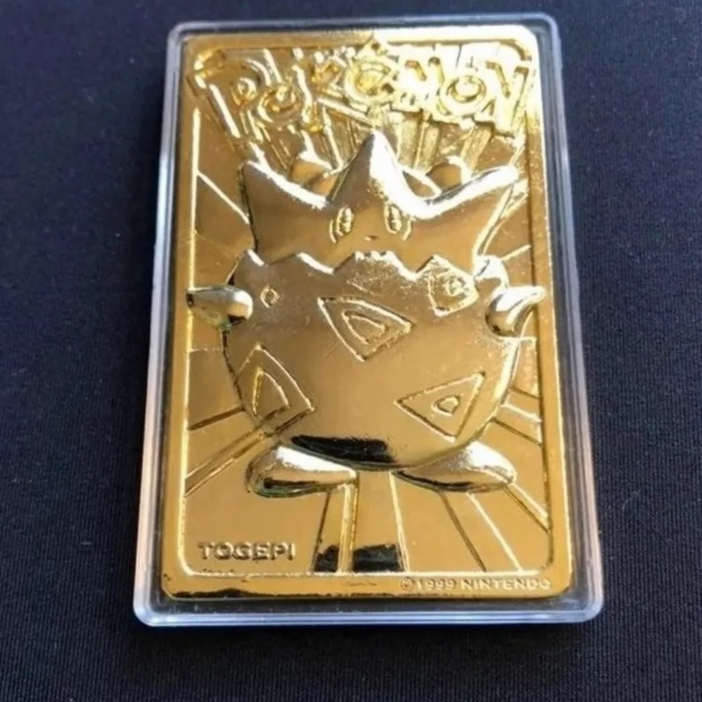 Togepi Gold-plated Promo Card Pokemon